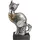 Casablanca by Gilde GILDE Figur Steampunk Cat silberfarben - (H) 30 cm | Gr.: onesize