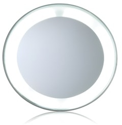 Tweezerman Mini mit LED-Beleuchtung 15x Vergrößerungsspiegel Kosmetikspiegel 1 Stk
