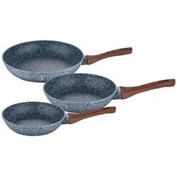 Berlinger Haus BH/1214F 3er-Set Alu-Gusspfannen 20/24/28 cm