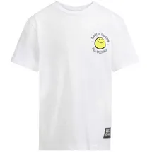 Jack Wolfskin Smileyworld Kurzarm-t-shirt - White - 152 cm