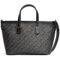 Tommy Hilfiger TH MONOPLAY LE NANO TOTE Schultertasche Kunstleder Schwarz
