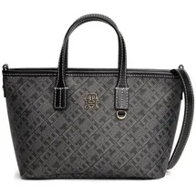 Tommy Hilfiger TH MONOPLAY LE NANO TOTE Schultertasche Kunstleder Schwarz