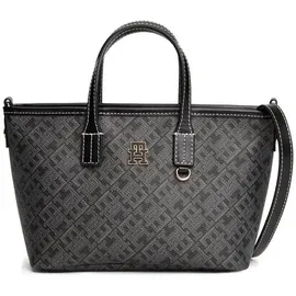Tommy Hilfiger TH MONOPLAY LE NANO TOTE Schultertasche Kunstleder Schwarz
