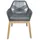 Garden Pleasure Pomona Gartenstuhl 62 x 60 x 82 cm grau 4 St.