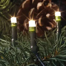 FHS International LED-Lichterkette spritzwassergeschützt 10 m warmweiß