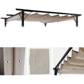 MCW Ersatzbezug 370x300cm für Dach Pavillon 3,5x3,5m Beige