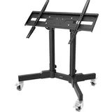 Manhattan TV-Rollwagen 64,5 cm Schwarz Stahl