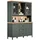 trendteam Buffetschrank Stanton 146 x 198 x 45 cm Tannengrün