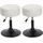 MCW Hocker MCW-C22 Stoff Ø 37 cm Creme-Weiß