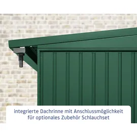 EcoStar Kaminholzregal Trend-V Typ 1 moosgrün