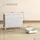 Homcom Sideboard 100 x 78 x 40 cm Weiß