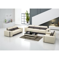 JVmoebel Sofa Premium Luxus 3+2+1 Couchgarnitur moderne Möbel Neu, Made in Europe beige|braun