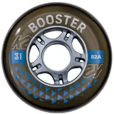 K2 Booster 84MM 82A 4-WHEEL Pack - transparent