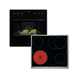 AEG AH32B Set Einbauherd OU5AE20SK + Glaskeramikkochfeld HE604060XB