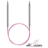 addi Rundstricknadel Unicorn Metall (80cm, 2.50mm) Kreisförmig Stricken Nadel - 1 Stück
