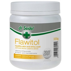 Dr. Seidel FLAWITOL gesunde Haut und schönes Fell Zubereitung mit Traubenflavonoiden, Vitamin und Mineralstoff 200 Tabletten (Rabatt für Stammkunden 3%)