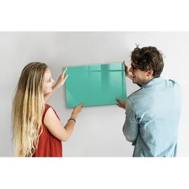 Tulup Magnettafel 60 x 40 cm Grün/Türkis