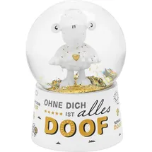 SHEEPWORLD Traumkugel Motiv Ohne Dich ist alles doof