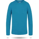 normani Funktionsshirt Kinder Merino Langarm Broome Ski-Thermounterwäsche aus 100 % Bio-Merinowolle für Junge und Mädchen blau 134-140