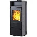 Kaminofen Dublin, 6 kW, Natur- steinverkleid., H127xB59xT44cm