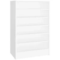 VidaXL Schuhschrank Weiß 60x35x92 cm Holzwerkstoff