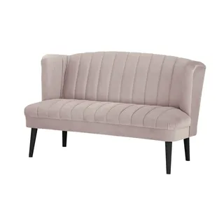 switch Küchensofa  Samt Rina , rosa/pink , Maße (cm): B: 180 H: 92 T: 76