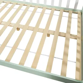 [en.casa] Hausbett Hesel 140 x 200 cm Kiefer mintgrün