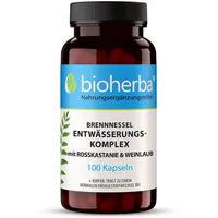 Bioherba Brennnessel Entwässerungs-Komplex 100 Kapseln mit Rosskastanie & Weinlaub