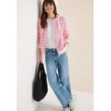 Cecil Langarm Sweatjacke mit Kapuze - Pink