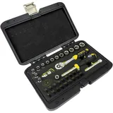 C.K Tools T4660 Steckschlüssel Bit Einsatz Set metrisch 1/4" 36teilig