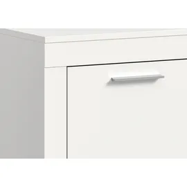 INOSIGN Wohnwand INOSIGN "Aosta, Breite 255cm, bestehend aus Highboard, Lowboard, Wandboard", weiß, B:255cm H:159cm T:35cm, Holzwerkstoff, Kastenmöbel-Sets, Wohnwand, Wohnwand, Kombination, Anbauwand, Möbel Set, Schrankwand, Möbel Kombi