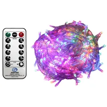 Gartenpirat LED Lichterkette 76 m Multicolor Transparent