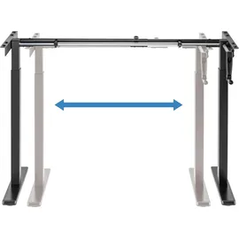 Logilink EO0048 - Manuell verstellbares Sitz-/Steh-Schreibtischgestell, 2-facher Teleskopauszug