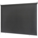 Ventanara® Außenrollo 100% Blickdicht Rollo Senkrechtmarkise Balkonrollo Sichtschutz Rollo Beschattung (100 x 230 cm, Anthrazit)