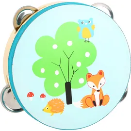 small foot gmbh & co. kg Kinder-Tamburin Kleiner Fuchs 20 cm 1 Teile Blau/Grün 10721