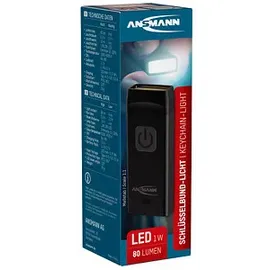 Ansmann KL80R LED Schlüsselleuchte akkubetrieben 80 lm 18 g