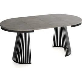 WFL GROUP Naro Ø 120 cm dunkelgrau