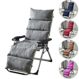 KAYBTNT Gartenliege Auflage - Extra Dicke 12 cm Liegenauflage - Bequeme Sonnenliege Auflage - Robust Deckchair Auflagen - Anti-Rutsch Liegestuhl Auflage für Outdoor Terrasse,Grau,175x50x12cm