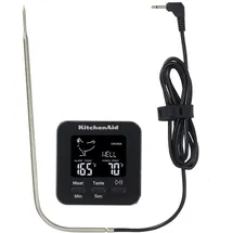 KitchenAid Bratenthermometer 250 °C schwarz