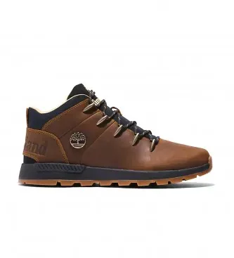 Timberland für Herren. TB0A67TG9431 Sprint Trekker Mid Lederstiefel braun CATHAY SPICE (47.5), Wohnung, Schnürsenkel, Lässig, Sportlich, Dra