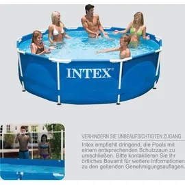 Intex Metal Frame Pool 366 x 76 cm ohne Filterpumpe
