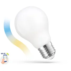 Spectrum Smart LED Birnenform 5W = 45W E27 opal Warmweiß bis Tageslichtweiß 2700K - 6500K Tuya Wi-Fi