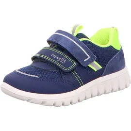 superfit SPORT7 Mini Sneaker, BLAU/GELB 8010, 25 EU