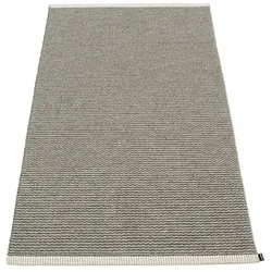 pappelina Mono Outdoor-Teppich - charcoal / warmgrau 85 x 160cm