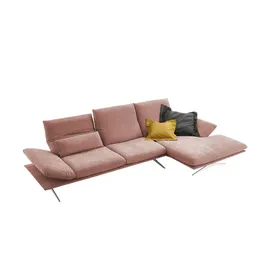 KOINOR Eckcouch Flachgewebe 2-Sitzer Grau