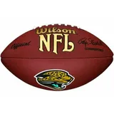 Wilson American Football NFL TEAM LOGO, Jacksonville Jaguars, Offizielle Größe, Für Freizeitspieler und Sammler, PVC, braun, WTF1748XBJX