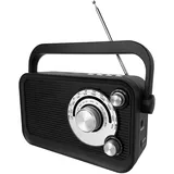 Tendak Tragbares Radio, Kofferradio UKW/FM/AM/SW, Transistorradio Batterie Radio mit Bestem Empfang, Kopfhöreranschluss, Bluetooth, 5W Großem Lautsprecher, USB/TF