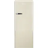 Amica Vollraumkühlschrank Retro VKSR 354 155 B, 144 cm hoch, 55 cm breit, Viel Raum für Frische – leise, hell und flexibel sortiert braun