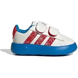 adidas Unisex Baby Marvel Spider-Man Grand Court Shoes Infants, Cloud White/Pure Ruby/Bright Blue, 23 1/2 EU - 23.5 EU