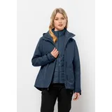 Jack Wolfskin 3-in-1-Funktionsjacke GEISSHORN 3IN1 JKT W (2 teilig) blau XXL (48)